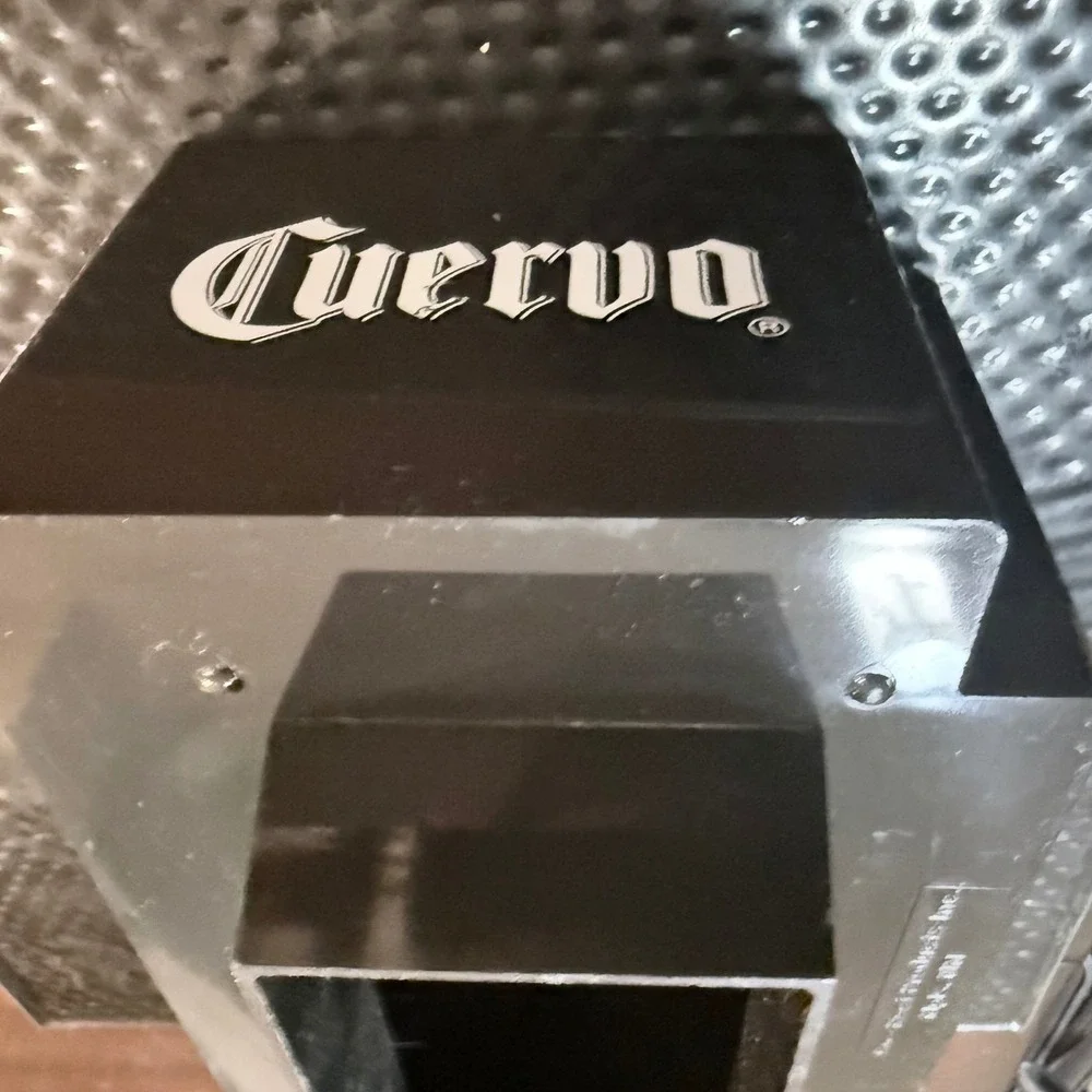 Cuervo Beer Bar Caddy Condiment‎ Organizer Napkin Straw Holder Black